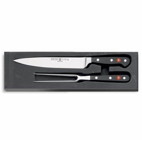 Duo couteau et fourchette à viande